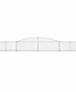 Cesti Gabbioni Ad Arco 8 Pz 400x50x40/60 Cm Ferro Zincato