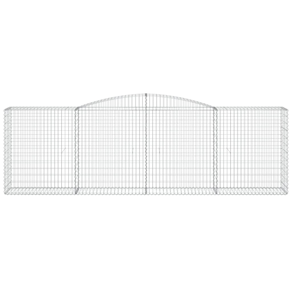 Cesti Gabbioni Ad Arco 8 Pz 400x50x120/140 Cm Ferro Zincato