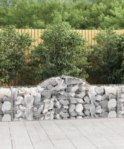 Cesti Gabbioni Ad Arco 10 Pz 200x50x60/80 Cm Ferro Zincato