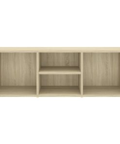 Panca Porta Scarpe Rovere Sonoma 105x35x35 Cm Legno Multistrato