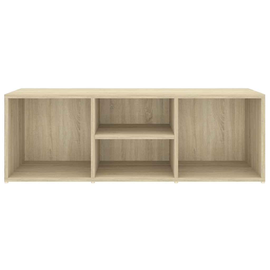 Panca Porta Scarpe Rovere Sonoma 105x35x35 Cm Legno Multistrato