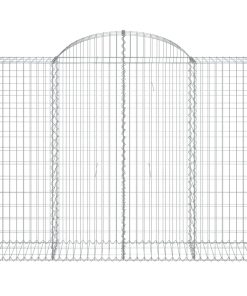 Cesti Gabbioni Ad Arco 9 Pz 200x50x140/160 Cm Ferro Zincato