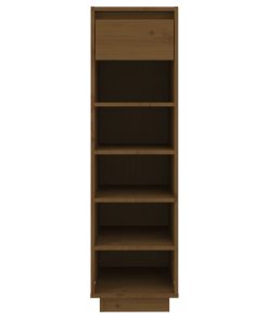 Scarpiera Ambra 30x34x105 Cm In Legno Massello Di Pino