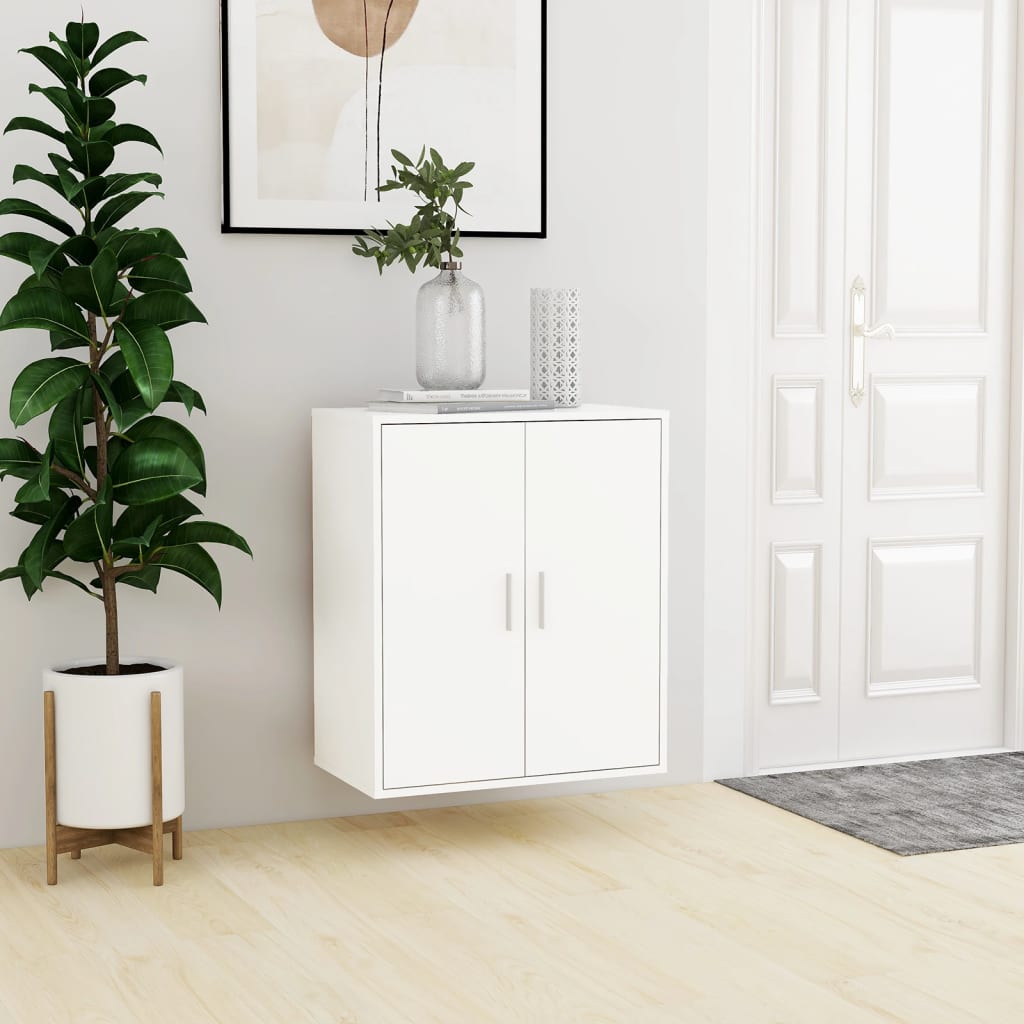 Scarpiera Bianca 60x35x70 Cm In Truciolato