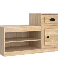Scarpiera Rovere Sonoma 100x42x60 Cm In Legno Multistrato