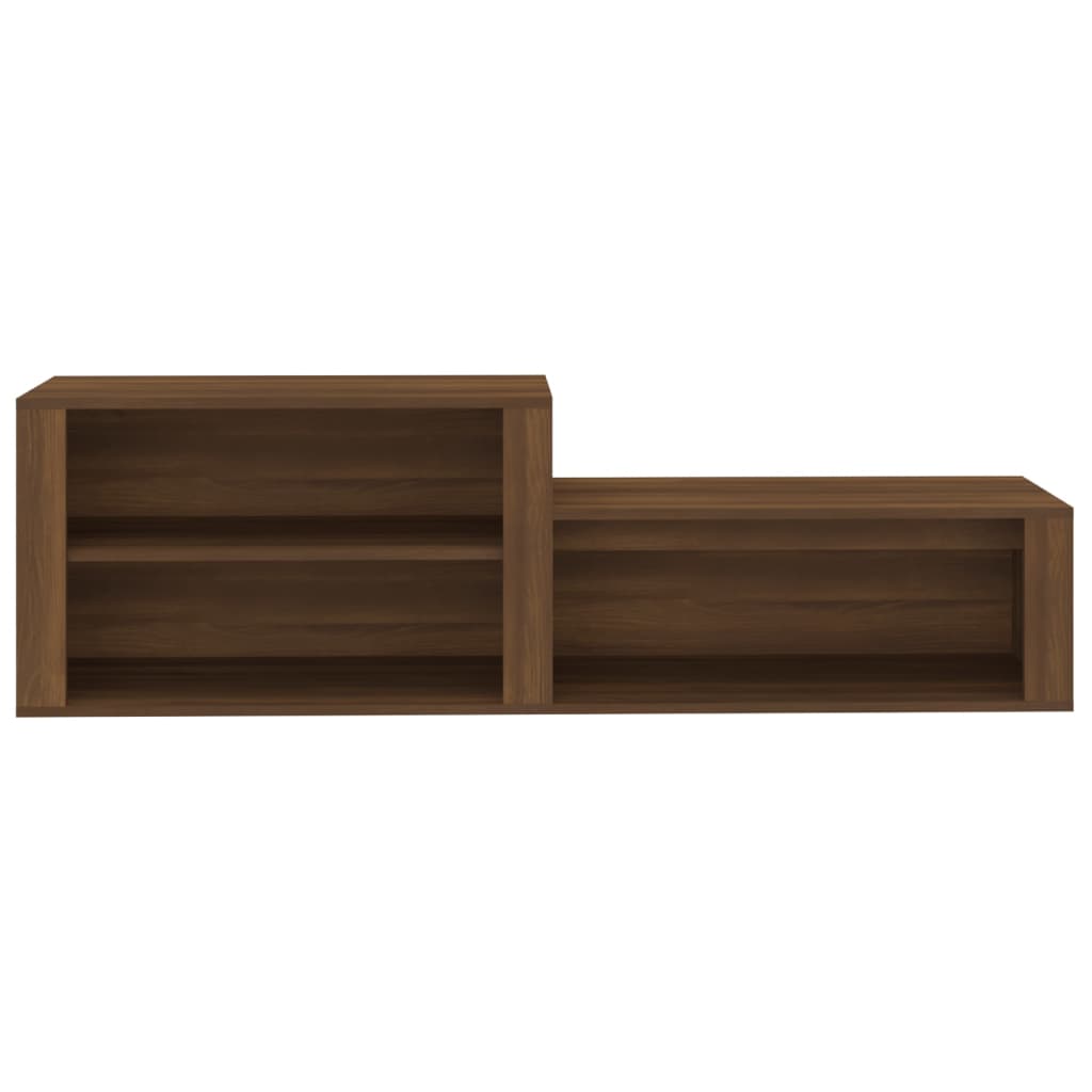 Scarpiera Rovere Marrone 150x35x45 Cm In Legno Multistrato - Image 2