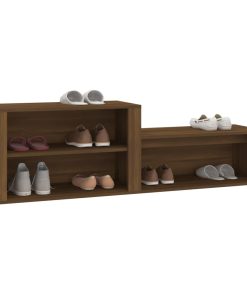 Scarpiera Rovere Marrone 150x35x45 Cm In Legno Multistrato