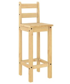 Set Da Bar 5 Pz In Legno Massello Di Pino