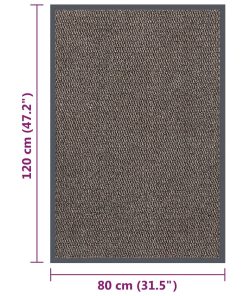 Zerbino Trapuntato 80x120 Cm Marrone Scuro