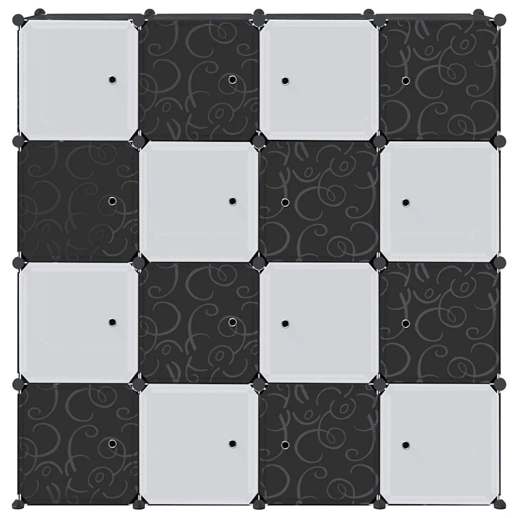 Organizzatore Portaoggetti Con 16 Cubi E Aste Per Appendere pp - Image 2