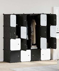 Organizzatore Portaoggetti Con 16 Cubi E Aste Per Appendere pp