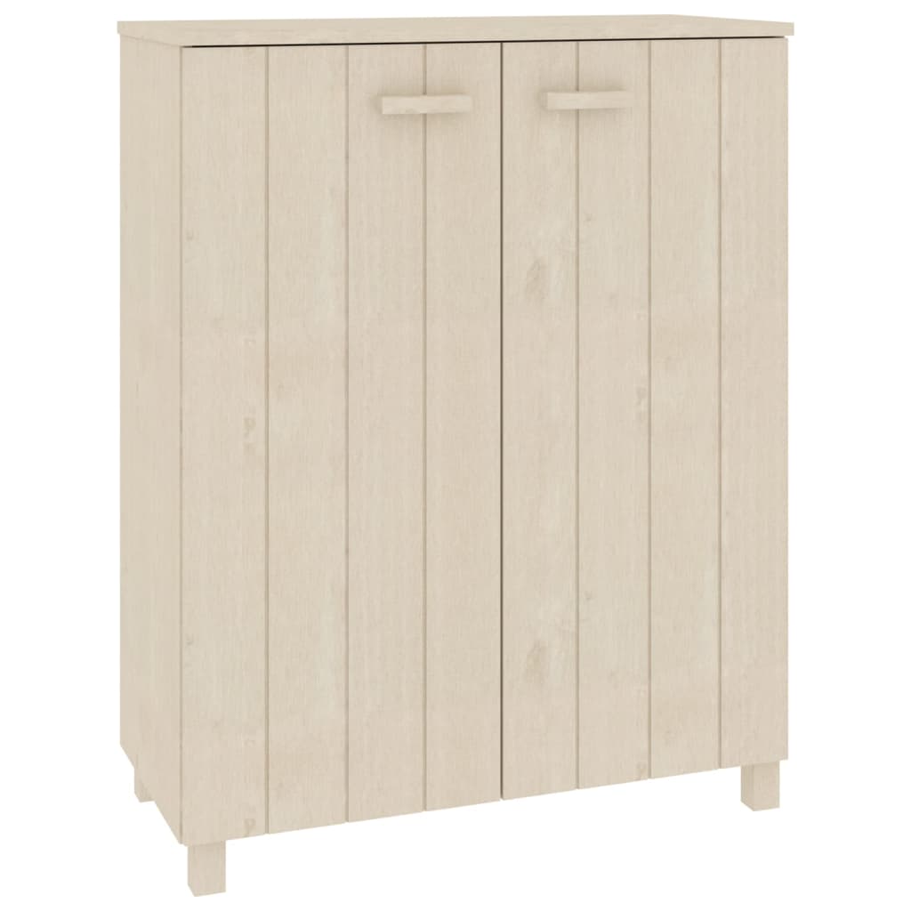 Scarpiera Hamar Ambra 85x40x108 Cm In Legno Massello Di Pino - Image 4