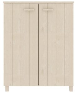 Scarpiera Hamar Ambra 85x40x108 Cm In Legno Massello Di Pino