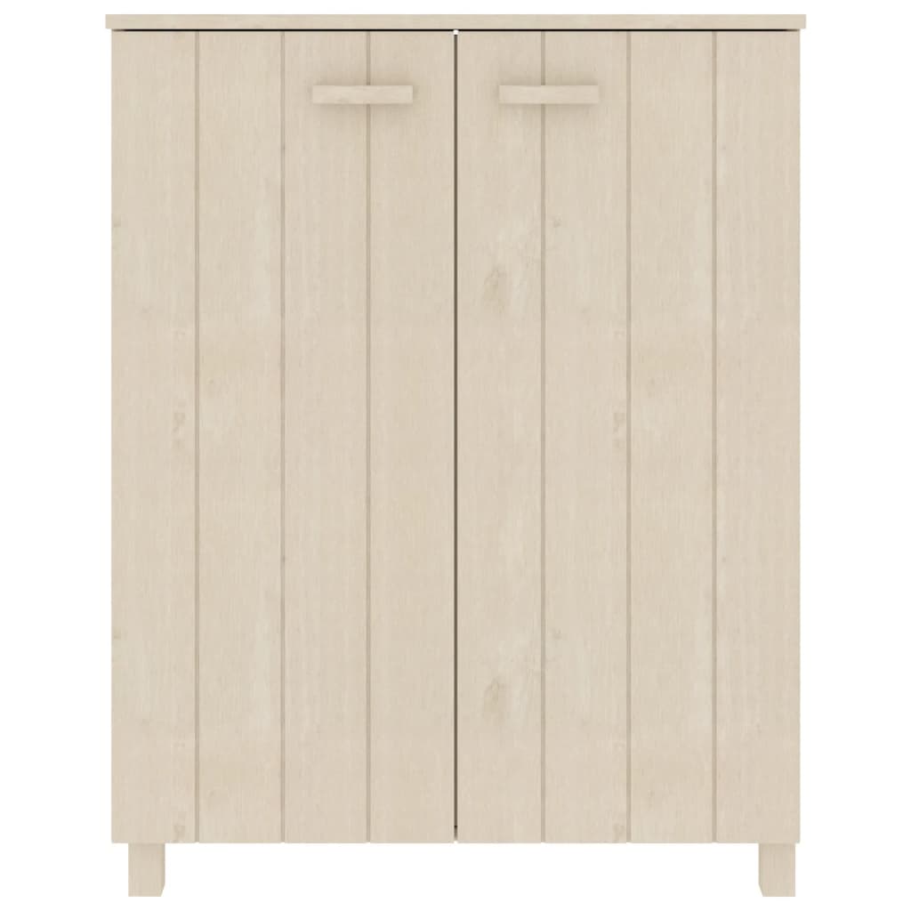 Scarpiera Hamar Ambra 85x40x108 Cm In Legno Massello Di Pino