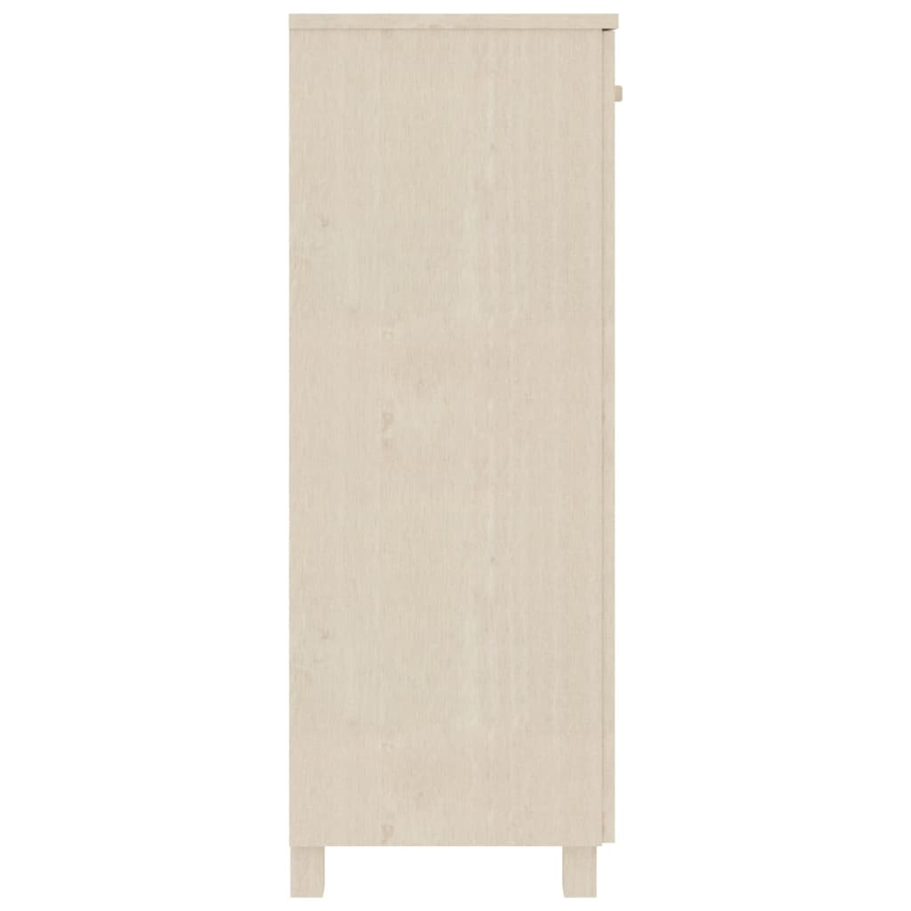 Scarpiera Hamar Ambra 85x40x108 Cm In Legno Massello Di Pino - Image 3