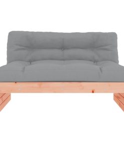 Divano Centrale 120x80 Cm In Legno Massello Di Douglas