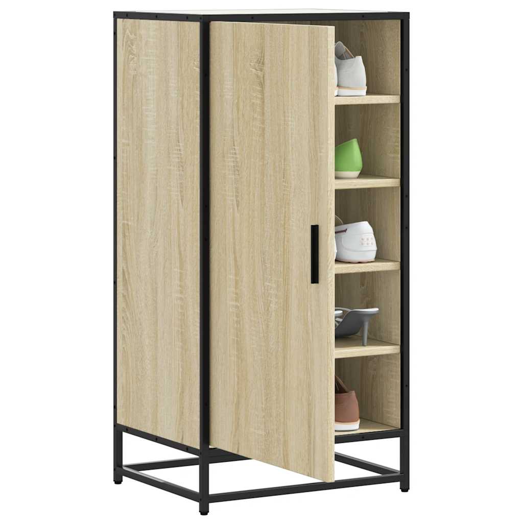 Scarpiera Rovere Sonoma 48x38x97,5 Cm In Legno Multistrato