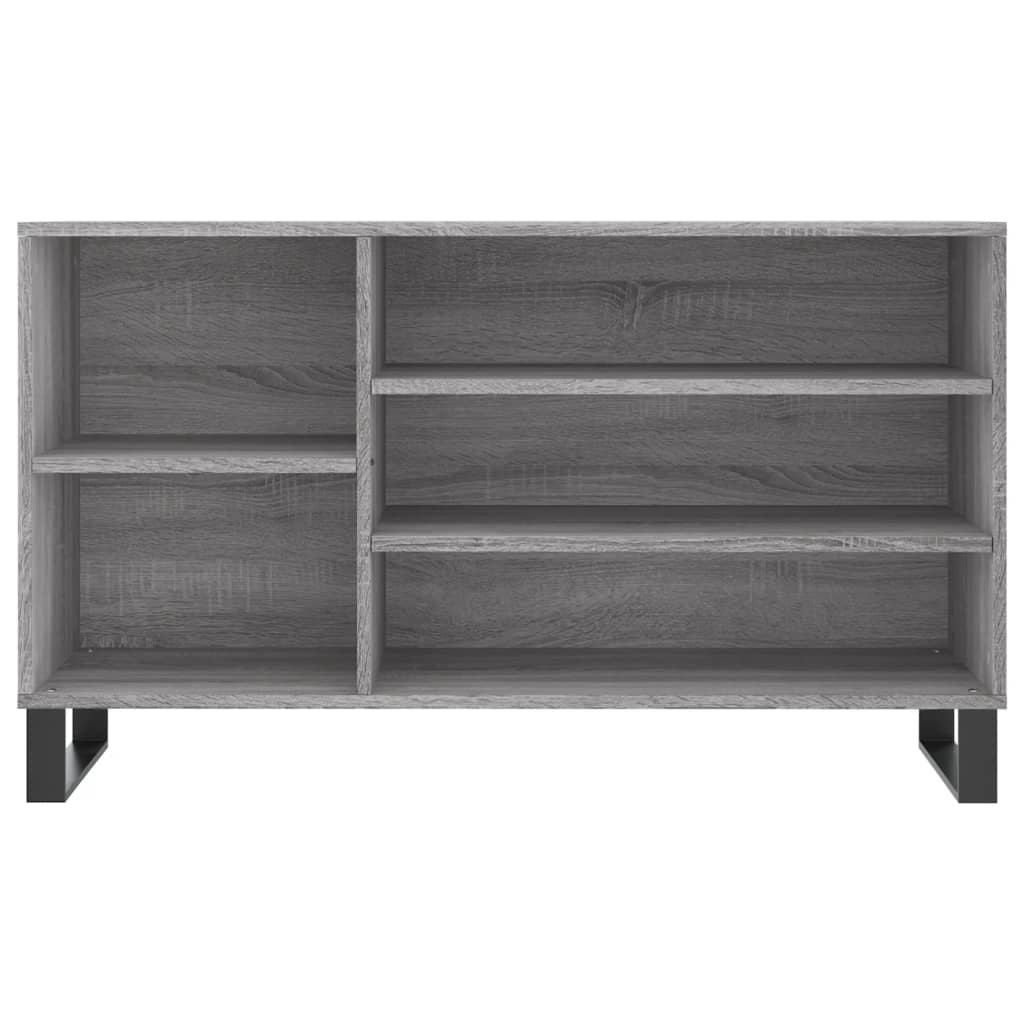 Scarpiera Grigio Sonoma 102x36x60 Cm In Legno Multistrato