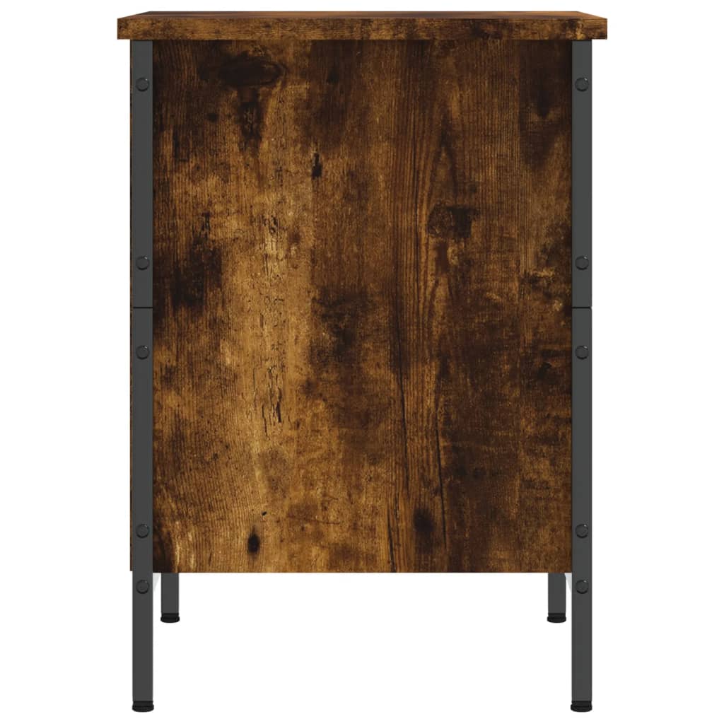 Scarpiera Rovere Fumo 38x35x50 Cm In Legno Multistrato - Image 6