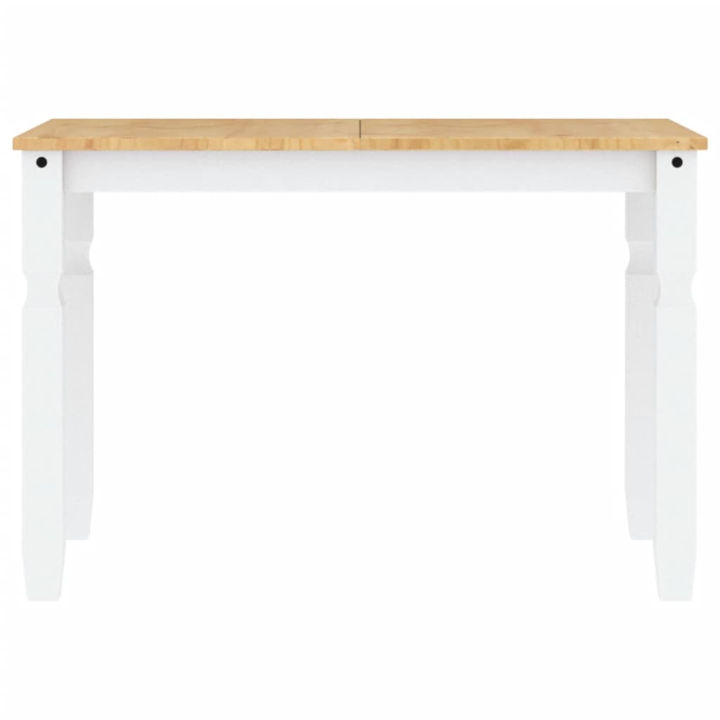 Tavolo Da Pranzo Corona 112x60x75 Cm In Legno Massello Di Pino