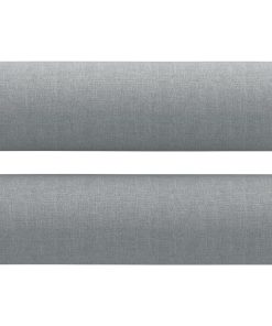 Divano A 3 Posti Con Cuscini Grigio Chiaro 180 Cm In Tessuto