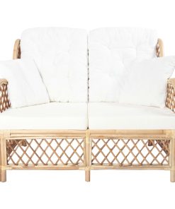 Divano A 2 Posti In Rattan