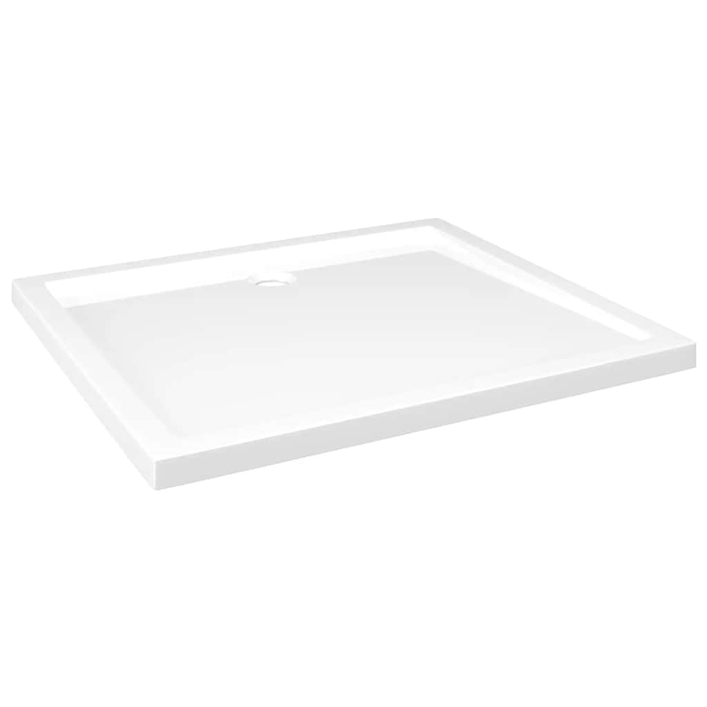 Piatto Doccia In Abs Rettangolare Bianco 80x90 cm - Image 2