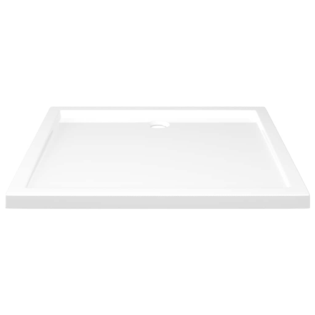 Piatto Doccia In Abs Rettangolare Bianco 80x90 cm - Image 4