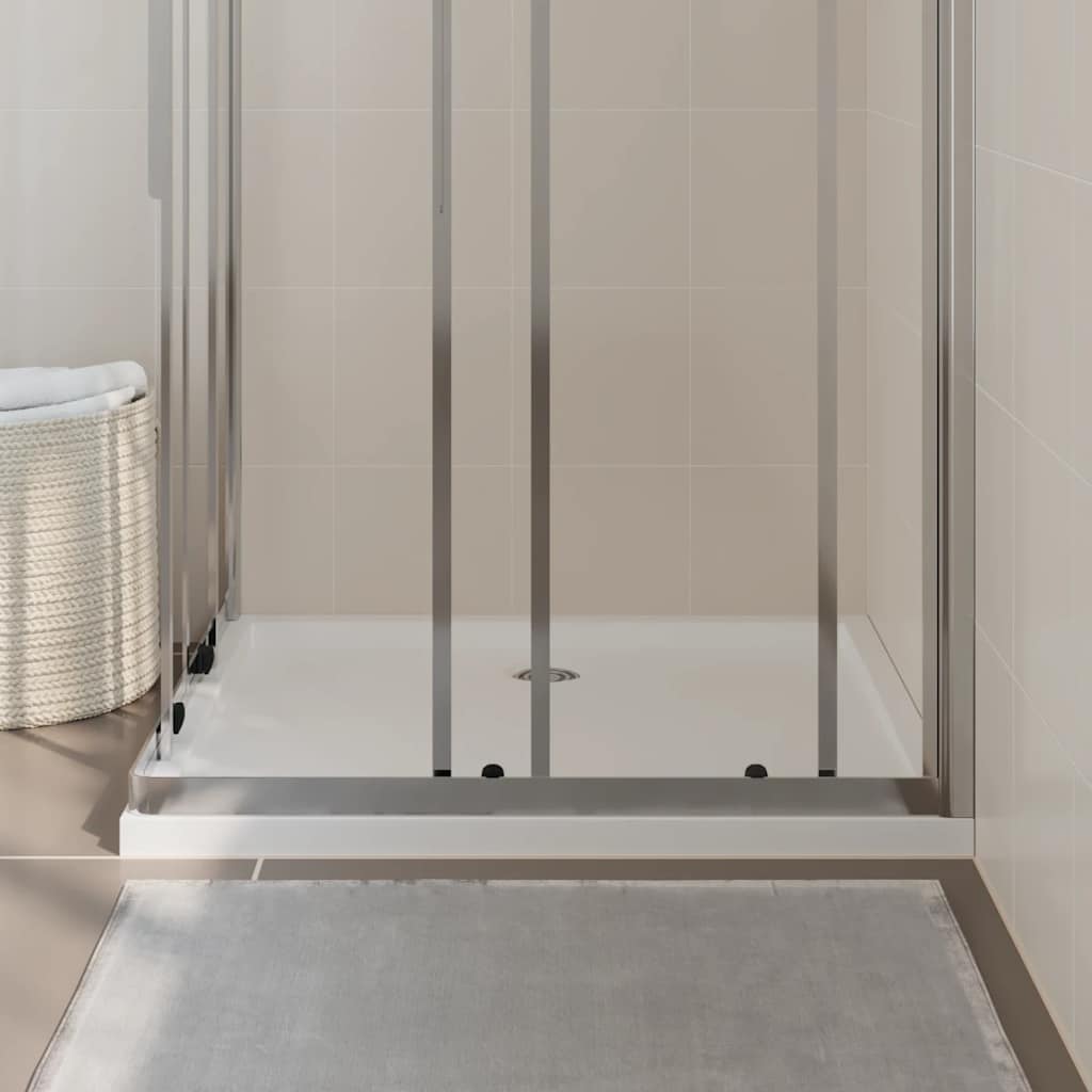 Piatto Doccia In Abs Rettangolare Bianco 80x90 cm