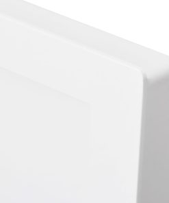 Nicchia Da Doccia Con 2 Scomparti Bianco Lucido 41x69x9 cm