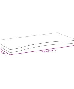 Piano Scrivania 110x55x4 Cm In Bambù