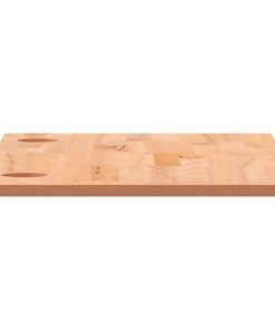 Piano Per Scrivania 100x50x1,5 Cm In Legno Massello Di Faggio