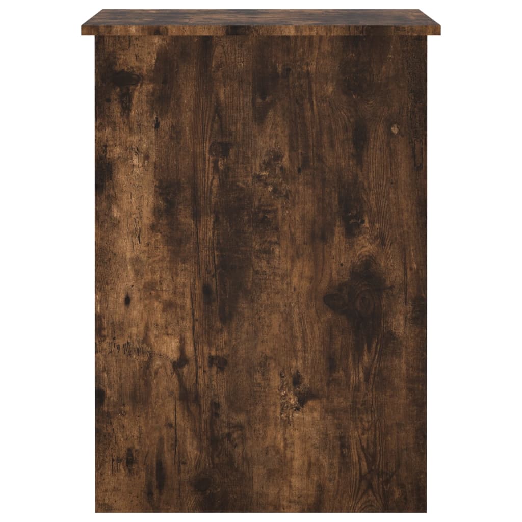 Scrivania Rovere Fumo 100x55x75 Cm In Legno Multistrato
