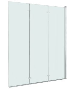 Box Doccia Pieghevole A Libro 3 Pannelli In Esg 130x138 cm