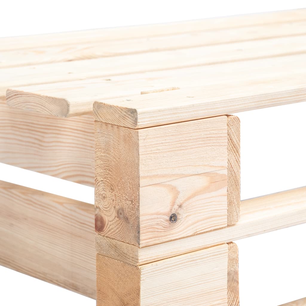Divano Angolare Da Giardino Su Pallet Legno Di Pino Impregnato