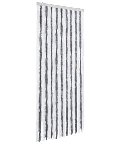 Zanzariera Grigio E Bianco 56x200 Cm Ciniglia