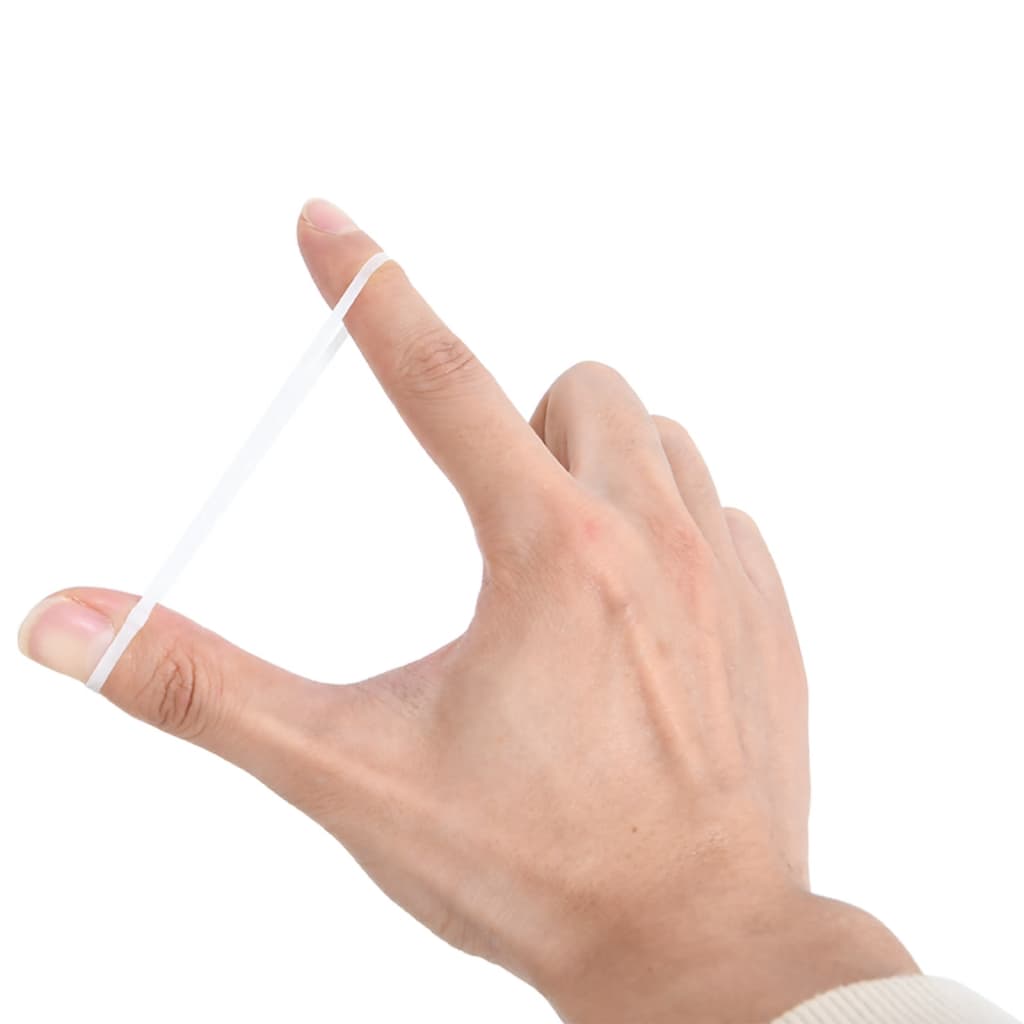 Elastici Per Trecce Cavallo 2500 Pz Bianchi In Silicone - Image 3