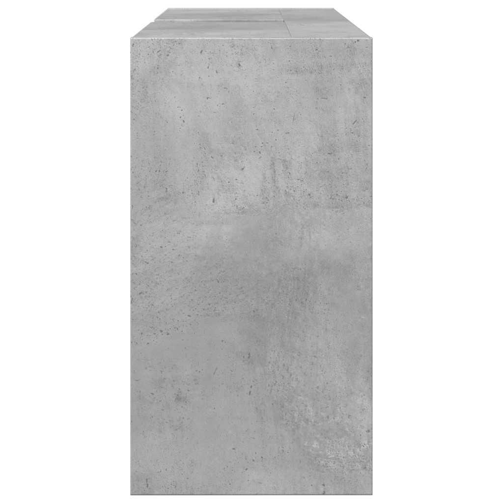 Mobile Lavabo Grigio Cemento 90x29x55 Cm In Truciolare - Image 6