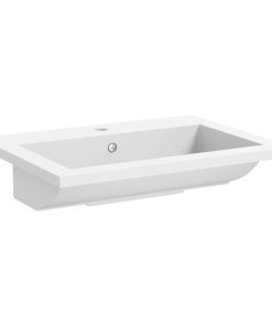Lavandino In Granito 600x450x120 Mm Bianco