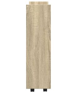 Carrello Stretto A 3 Livelli Rovere Sonoma In Truciolato