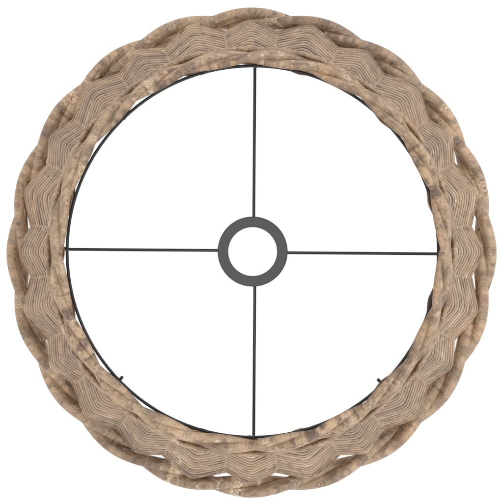 Paralume Marrone Ø40x26 Cm In Vimini - Image 3