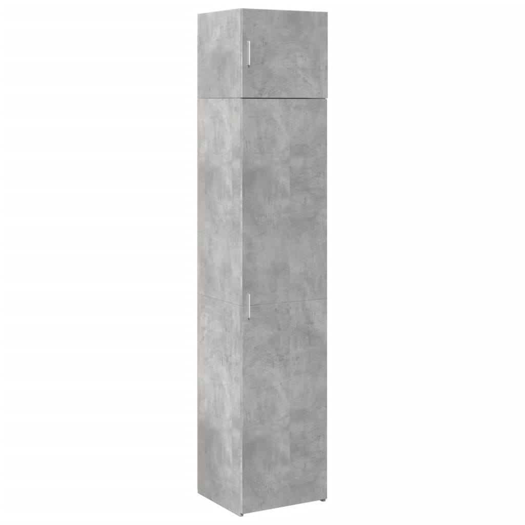 Mobile Sottile Grigio Cemento 45x42,5x225 Cm In Truciolato - Image 2