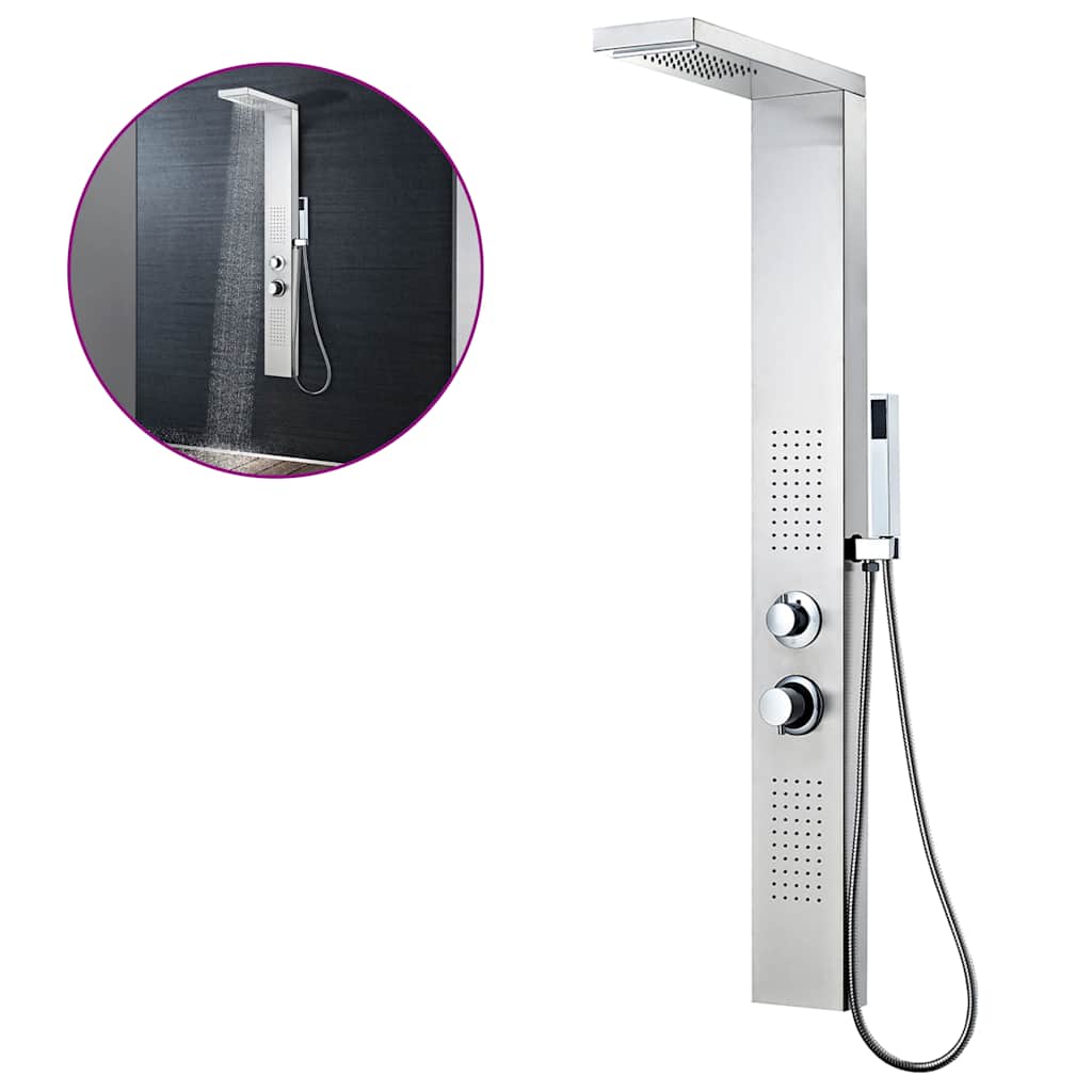 Pannello Doccia In Acciaio Inossidabile Quadrato - Image 6