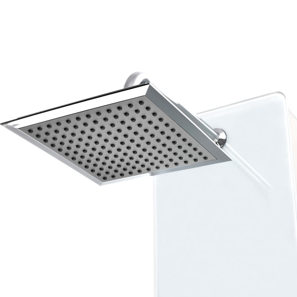 Pannello Doccia In Vetro 25x44,6x130 Cm Bianco - Image 4