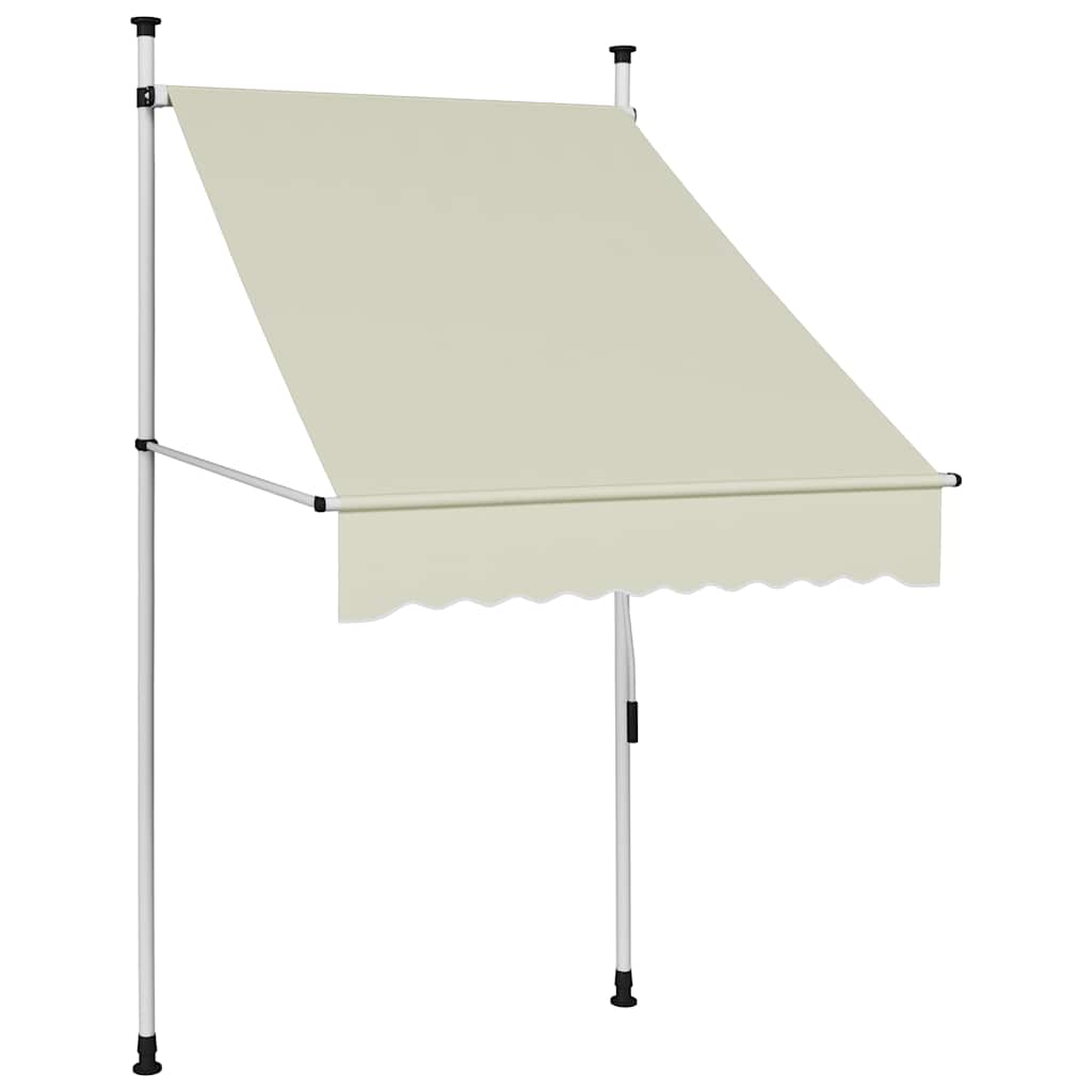 Tenda Da Sole Retrattile Manuale 100 Cm Crema - Image 3