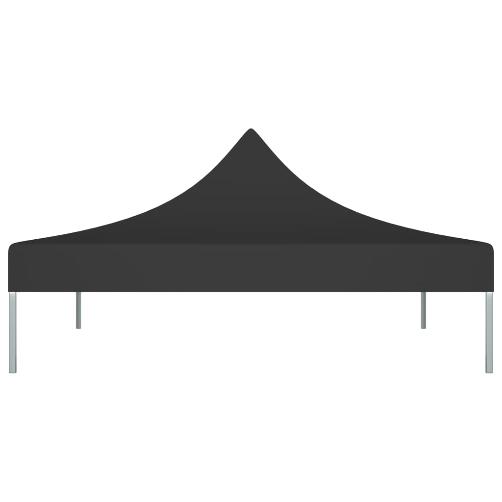 Tetto Per Tendone Per Feste 3x3 M Nero 270 G/m² - Image 2