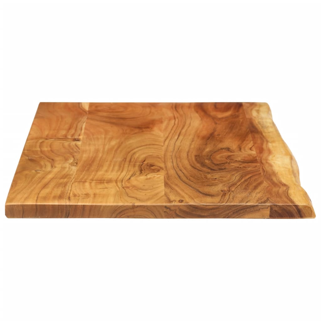 Piano Per Lavabo Bagno In Massello Di Acacia 114x52x2,5 cm - Image 4