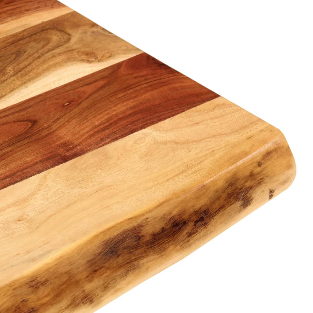 Piano Per Vanità Bagno In Massello Di Acacia 100x52x3,8 cm - Image 3
