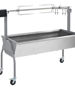 Barbecue Xl A Carbone Con Griglia E Girarrosto Elettrico