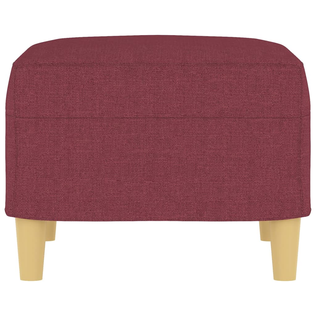 Poggiapiedi Rosso Vino 60x50x41 Cm In Tessuto - Image 5